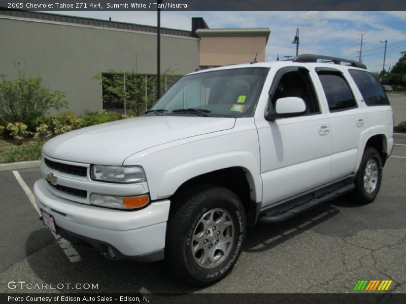 Summit White / Tan/Neutral 2005 Chevrolet Tahoe Z71 4x4