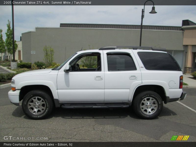 Summit White / Tan/Neutral 2005 Chevrolet Tahoe Z71 4x4