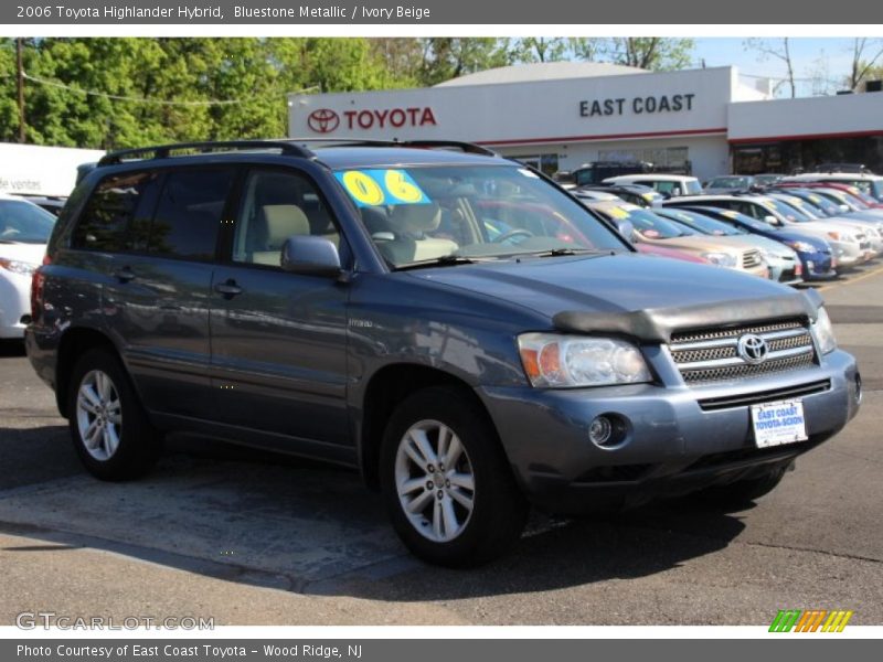 Bluestone Metallic / Ivory Beige 2006 Toyota Highlander Hybrid