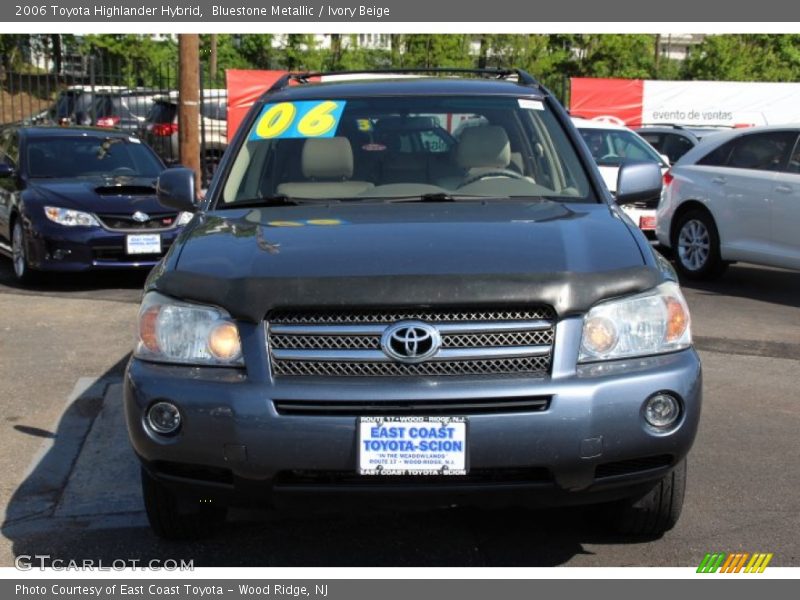 Bluestone Metallic / Ivory Beige 2006 Toyota Highlander Hybrid