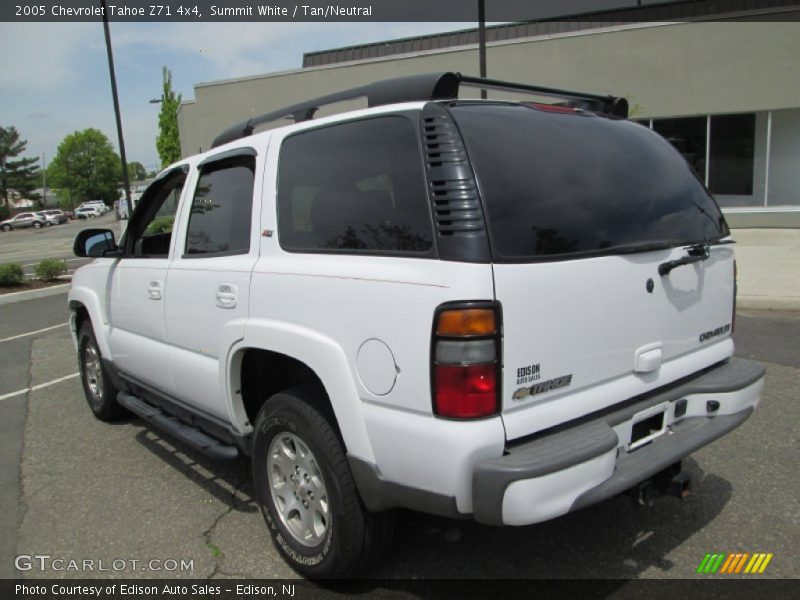 Summit White / Tan/Neutral 2005 Chevrolet Tahoe Z71 4x4