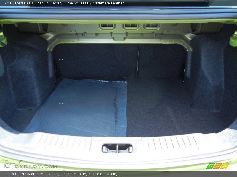 2013 Fiesta Titanium Sedan Trunk