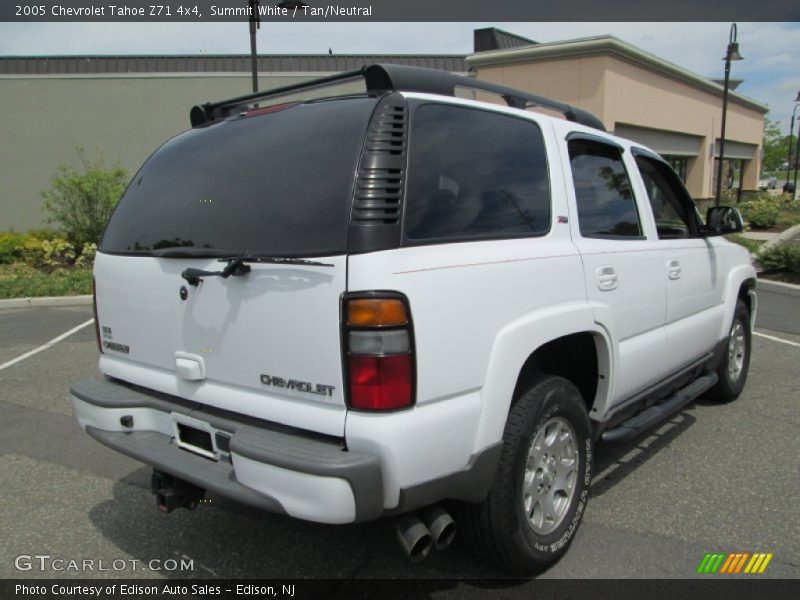 Summit White / Tan/Neutral 2005 Chevrolet Tahoe Z71 4x4