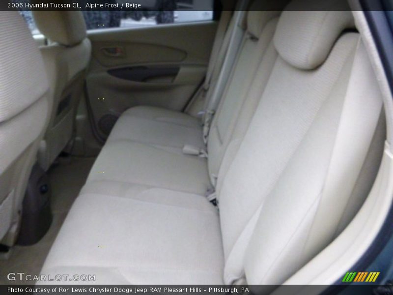 Alpine Frost / Beige 2006 Hyundai Tucson GL