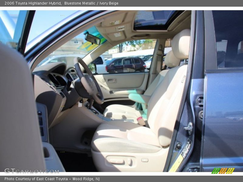 Bluestone Metallic / Ivory Beige 2006 Toyota Highlander Hybrid