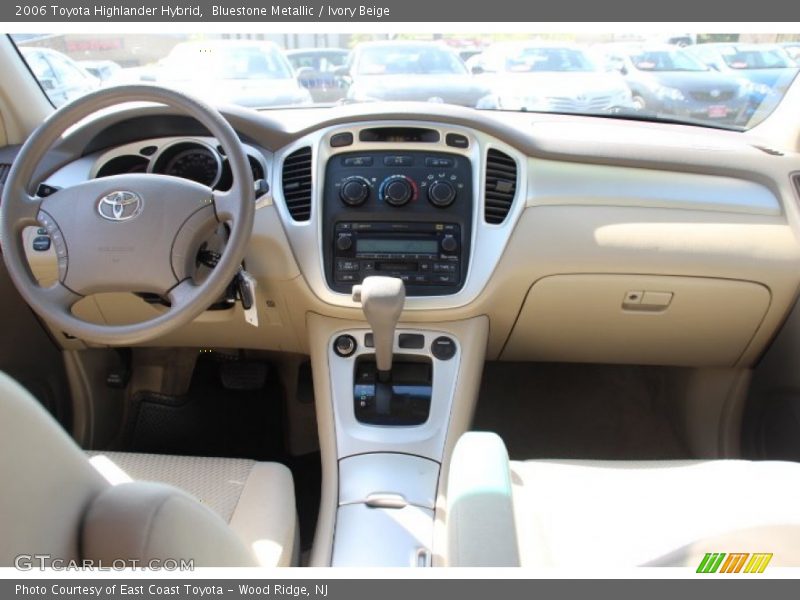 Bluestone Metallic / Ivory Beige 2006 Toyota Highlander Hybrid
