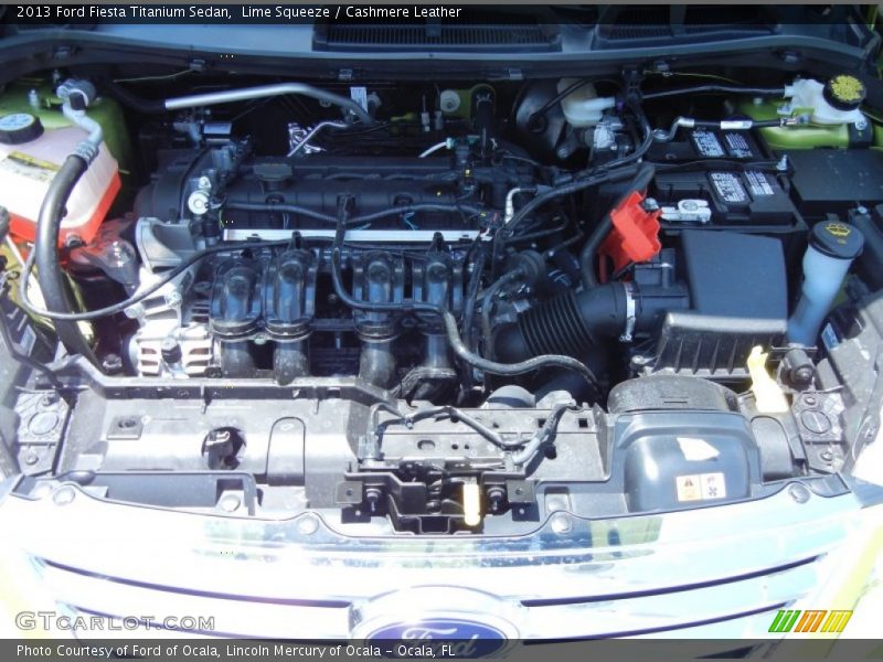  2013 Fiesta Titanium Sedan Engine - 1.6 Liter DOHC 16-Valve Ti-VCT Duratec 4 Cylinder