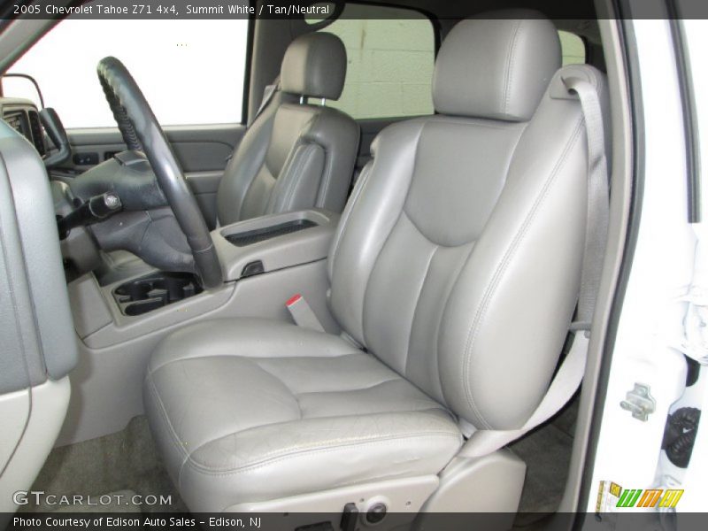Summit White / Tan/Neutral 2005 Chevrolet Tahoe Z71 4x4