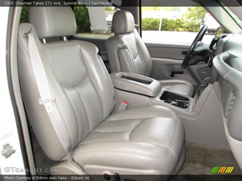 Summit White / Tan/Neutral 2005 Chevrolet Tahoe Z71 4x4