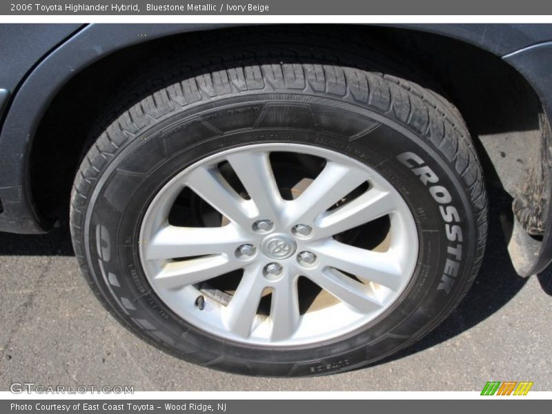 Bluestone Metallic / Ivory Beige 2006 Toyota Highlander Hybrid