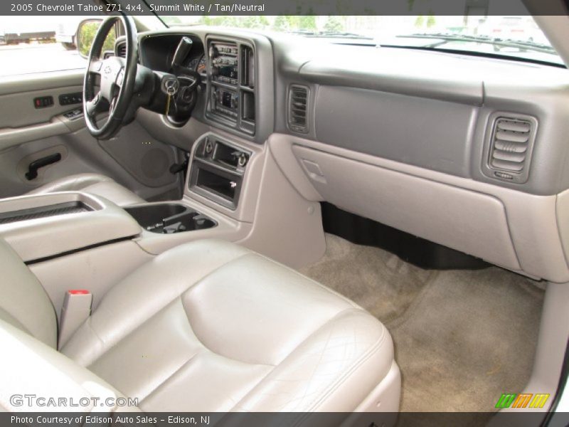 Summit White / Tan/Neutral 2005 Chevrolet Tahoe Z71 4x4