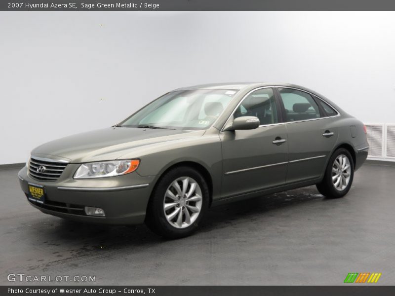 Sage Green Metallic / Beige 2007 Hyundai Azera SE