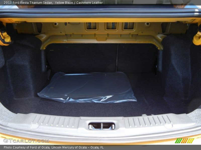  2013 Fiesta Titanium Sedan Trunk