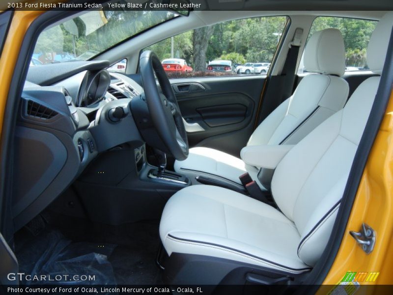  2013 Fiesta Titanium Sedan Cashmere Leather Interior