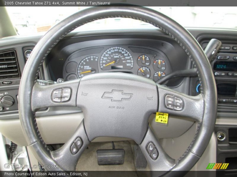 Summit White / Tan/Neutral 2005 Chevrolet Tahoe Z71 4x4