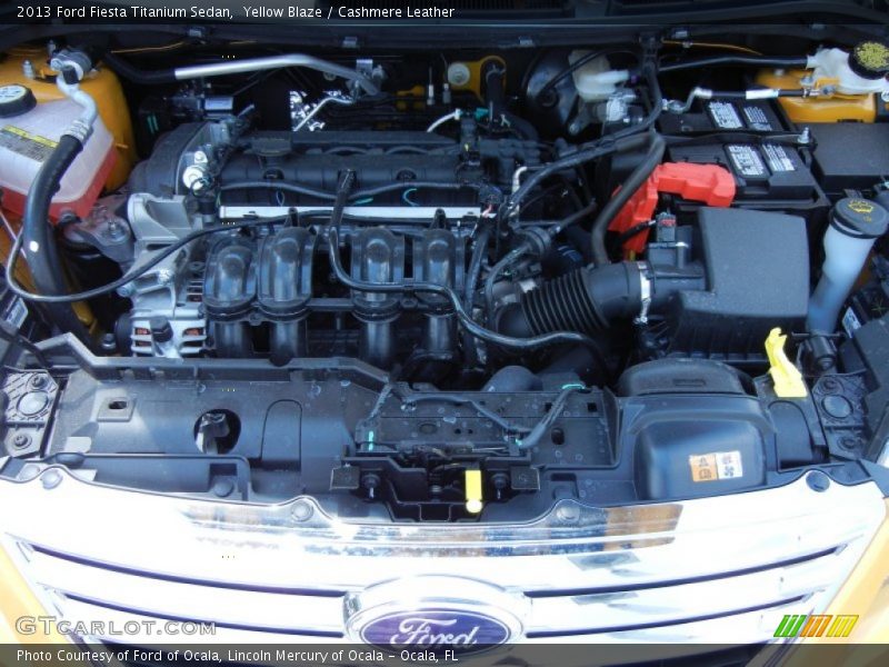  2013 Fiesta Titanium Sedan Engine - 1.6 Liter DOHC 16-Valve Ti-VCT Duratec 4 Cylinder