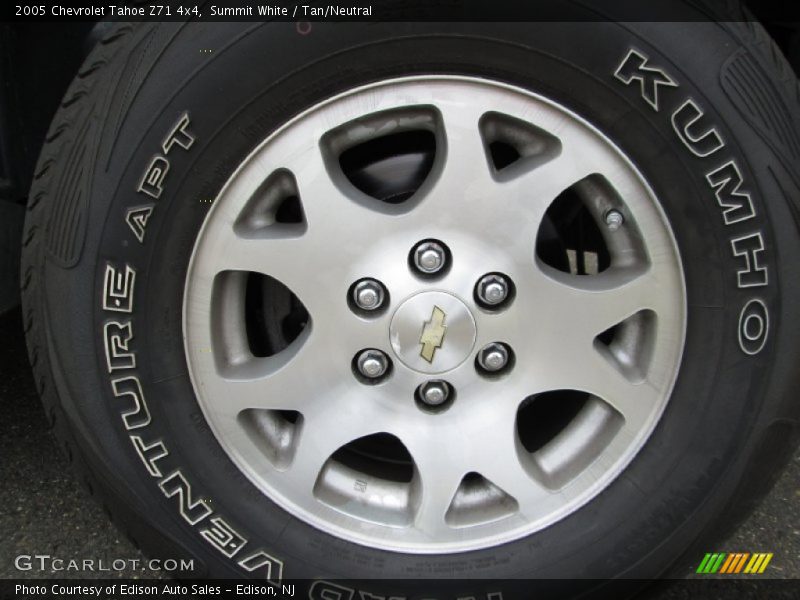 Summit White / Tan/Neutral 2005 Chevrolet Tahoe Z71 4x4