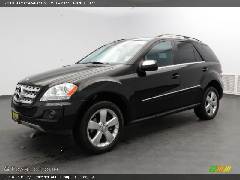 Black / Black 2010 Mercedes-Benz ML 350 4Matic