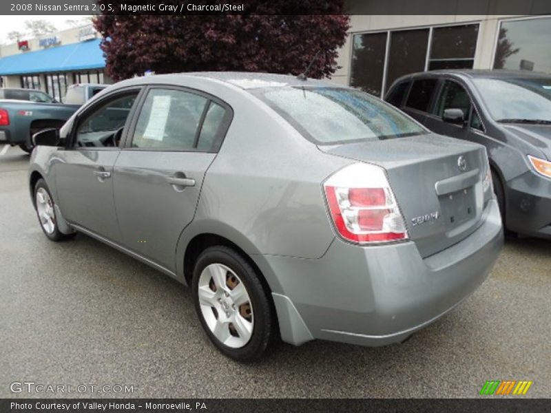 Magnetic Gray / Charcoal/Steel 2008 Nissan Sentra 2.0 S