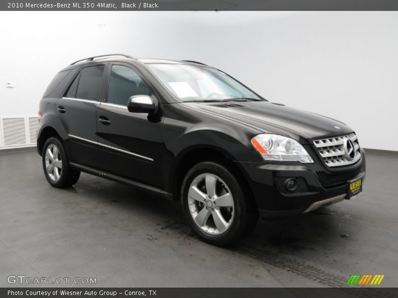 Black / Black 2010 Mercedes-Benz ML 350 4Matic