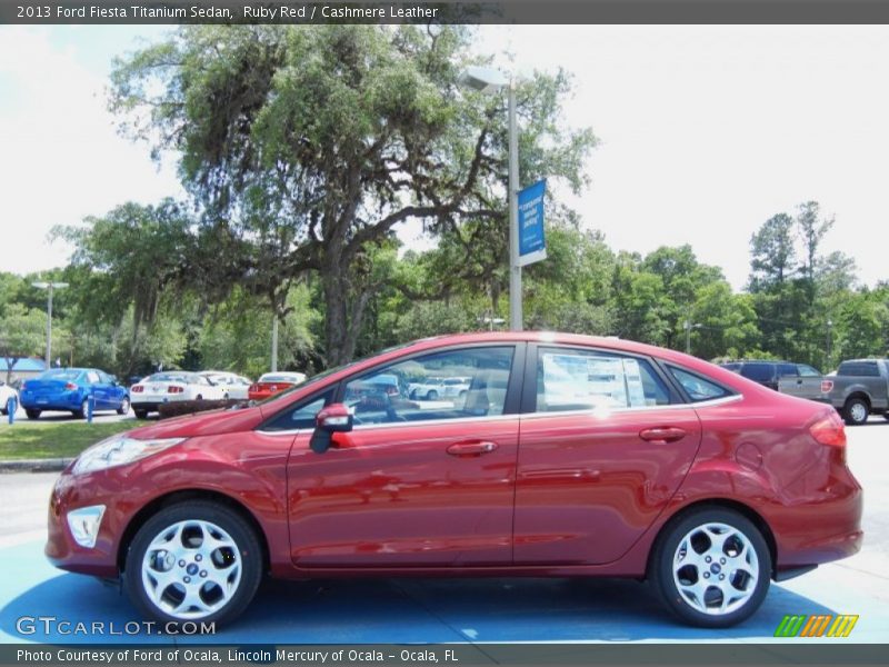  2013 Fiesta Titanium Sedan Ruby Red