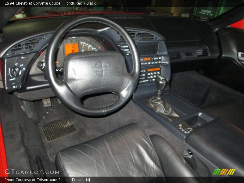 Black Interior - 1994 Corvette Coupe 