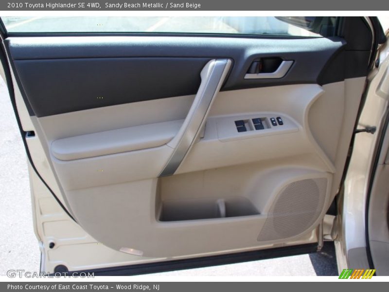 Sandy Beach Metallic / Sand Beige 2010 Toyota Highlander SE 4WD