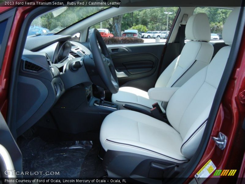  2013 Fiesta Titanium Sedan Cashmere Leather Interior