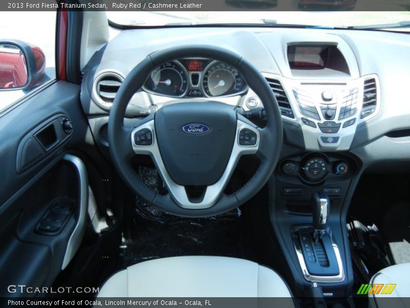 Dashboard of 2013 Fiesta Titanium Sedan