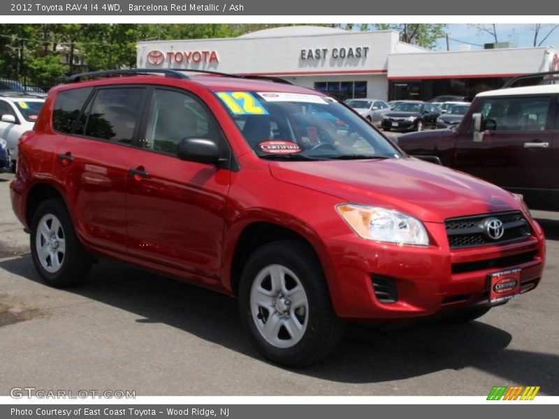 Barcelona Red Metallic / Ash 2012 Toyota RAV4 I4 4WD