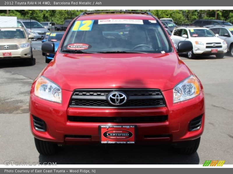 Barcelona Red Metallic / Ash 2012 Toyota RAV4 I4 4WD