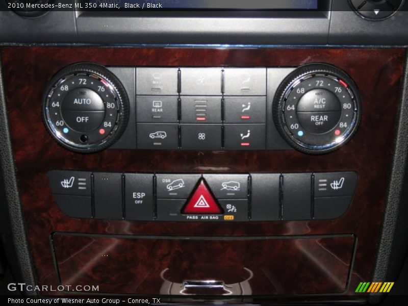 Black / Black 2010 Mercedes-Benz ML 350 4Matic