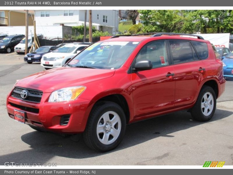 Barcelona Red Metallic / Ash 2012 Toyota RAV4 I4 4WD