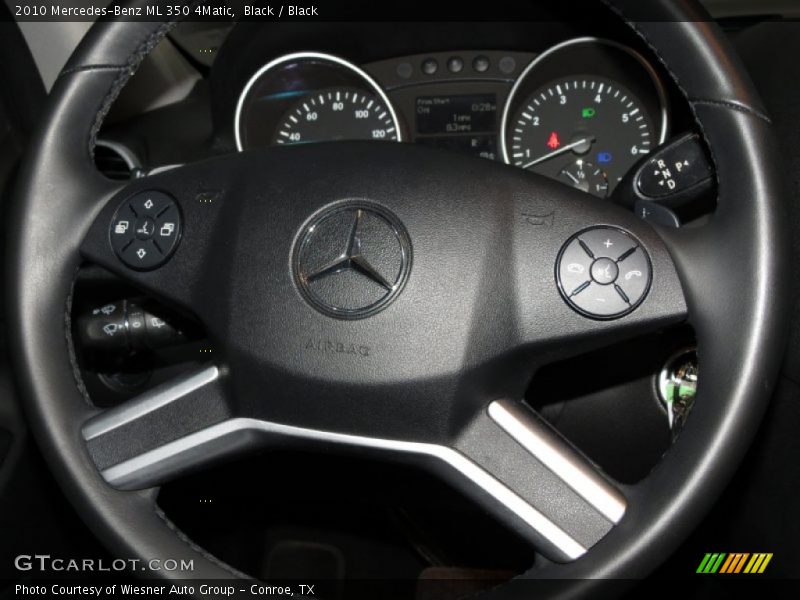 Black / Black 2010 Mercedes-Benz ML 350 4Matic