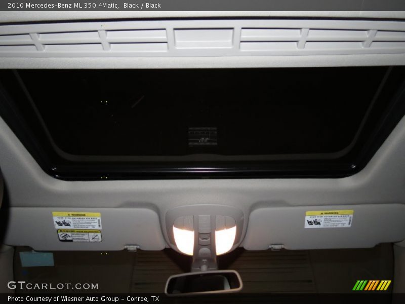 Black / Black 2010 Mercedes-Benz ML 350 4Matic