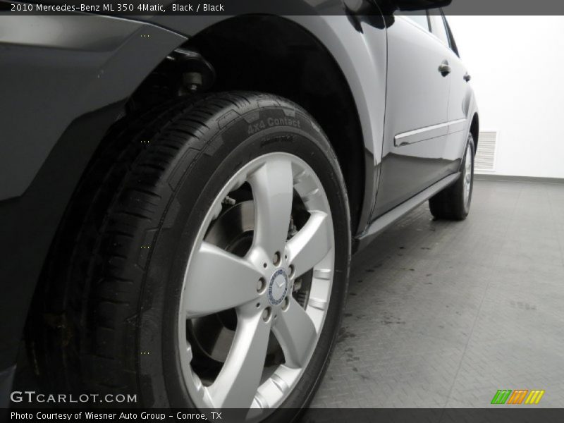 Black / Black 2010 Mercedes-Benz ML 350 4Matic
