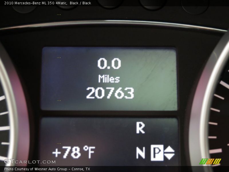 Black / Black 2010 Mercedes-Benz ML 350 4Matic