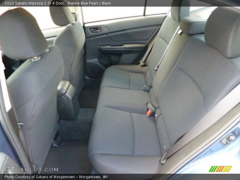Marine Blue Pearl / Black 2013 Subaru Impreza 2.0i 4 Door