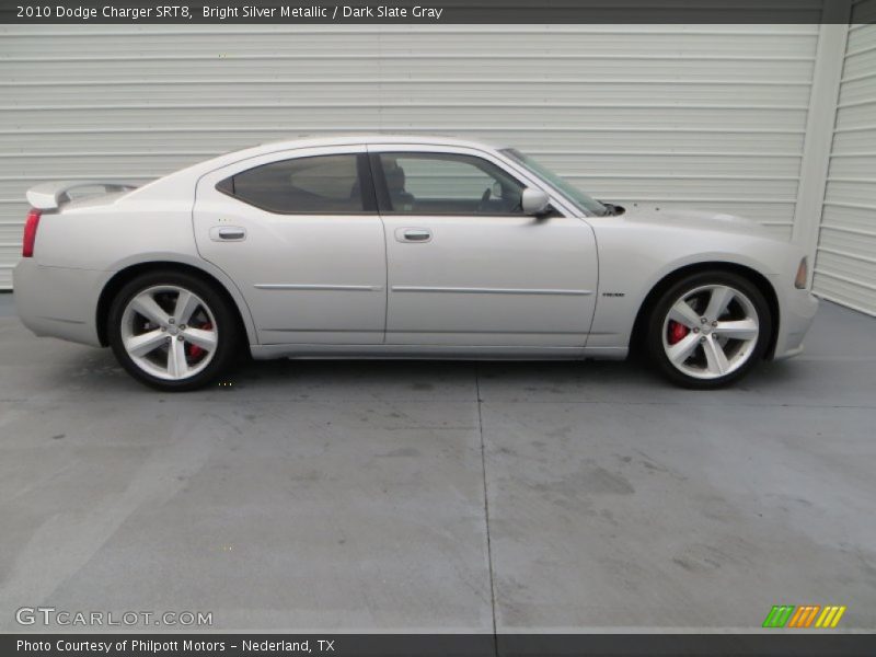 Bright Silver Metallic / Dark Slate Gray 2010 Dodge Charger SRT8