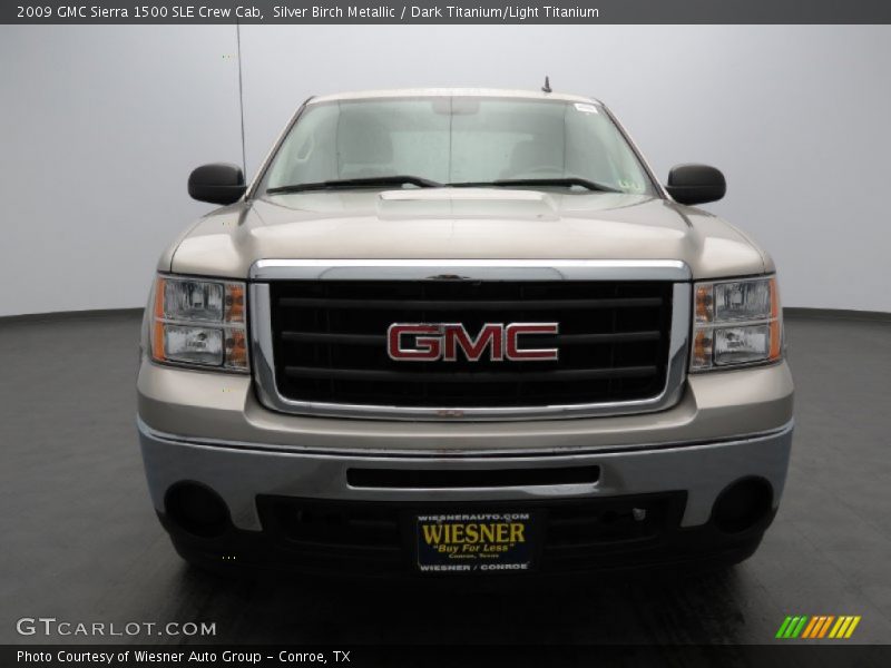 Silver Birch Metallic / Dark Titanium/Light Titanium 2009 GMC Sierra 1500 SLE Crew Cab