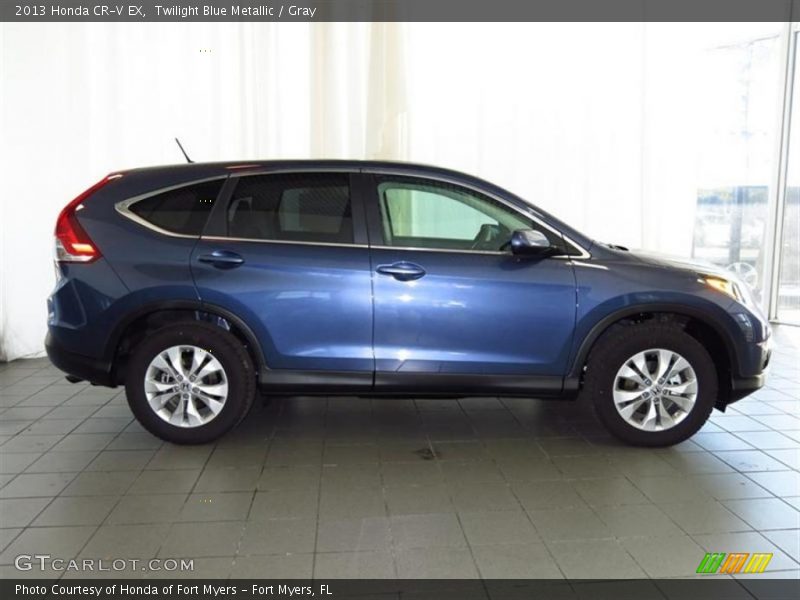 Twilight Blue Metallic / Gray 2013 Honda CR-V EX