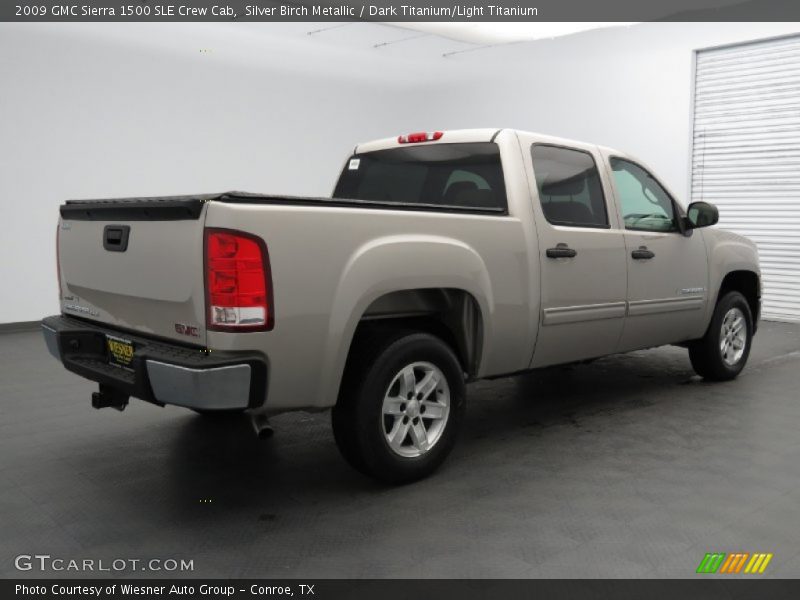 Silver Birch Metallic / Dark Titanium/Light Titanium 2009 GMC Sierra 1500 SLE Crew Cab