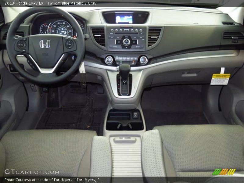 Twilight Blue Metallic / Gray 2013 Honda CR-V EX