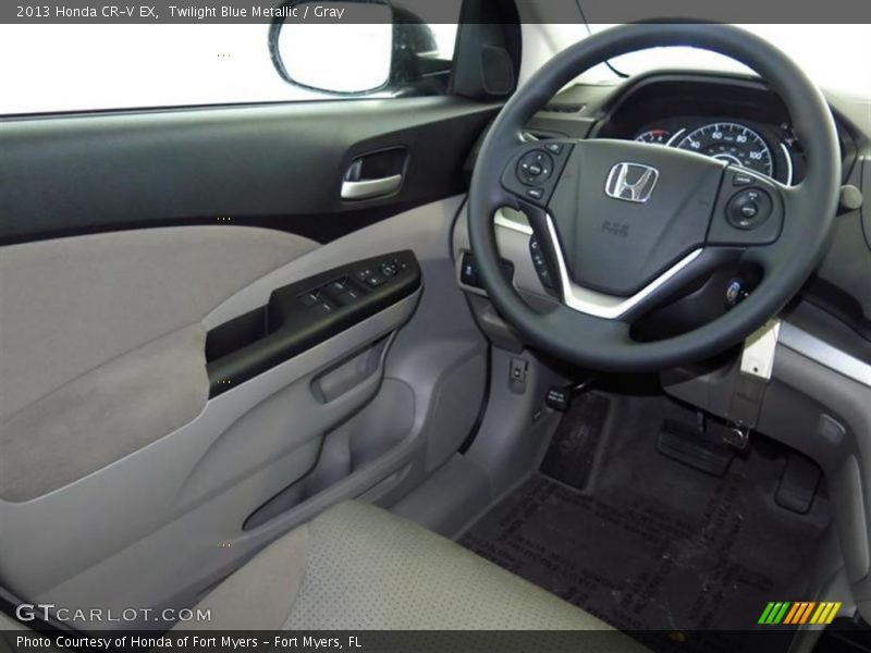 Twilight Blue Metallic / Gray 2013 Honda CR-V EX