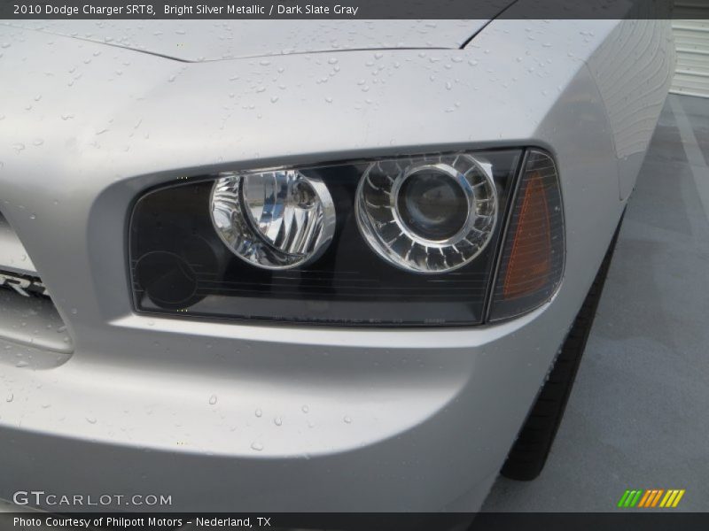 Bright Silver Metallic / Dark Slate Gray 2010 Dodge Charger SRT8