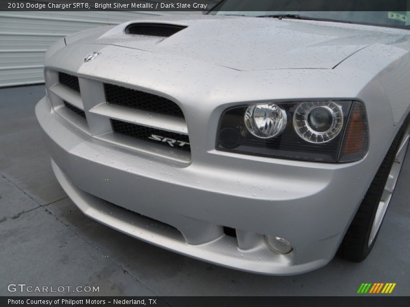 Bright Silver Metallic / Dark Slate Gray 2010 Dodge Charger SRT8