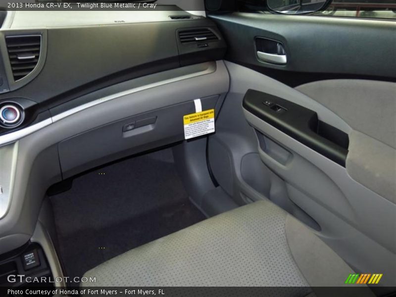 Twilight Blue Metallic / Gray 2013 Honda CR-V EX