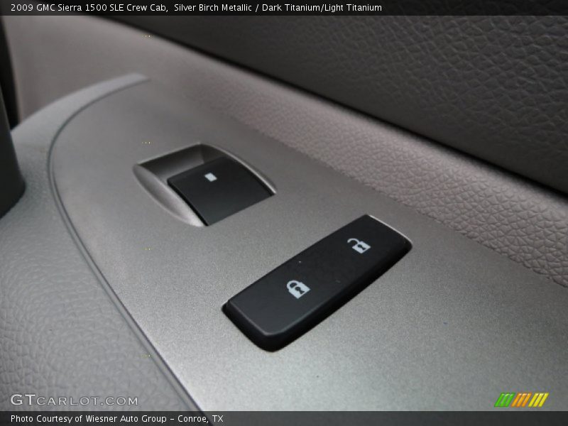 Silver Birch Metallic / Dark Titanium/Light Titanium 2009 GMC Sierra 1500 SLE Crew Cab