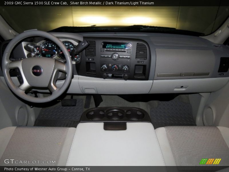 Dashboard of 2009 Sierra 1500 SLE Crew Cab