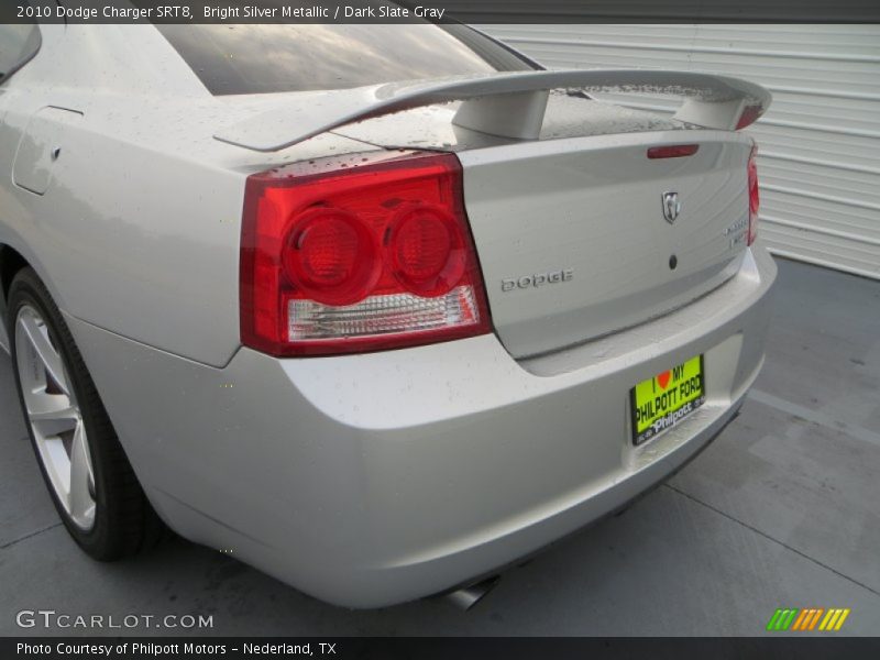 Bright Silver Metallic / Dark Slate Gray 2010 Dodge Charger SRT8